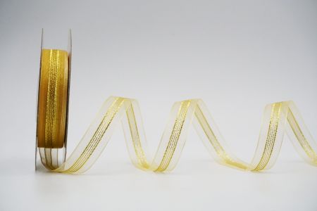 Ruban transparent à rayures dorées pailletées_K1476-1205C-2_or